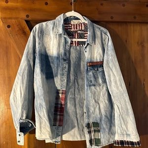 Decorative women’s button down from Buckle